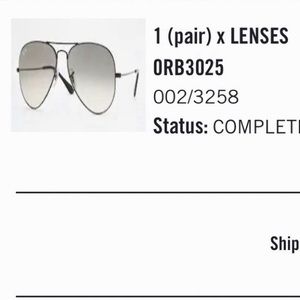 Kids ray ban aviators with case.